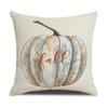 Autumn Thanksgiving Pillow Cases Cotton Linen Cushion Case Pumpkin Cushion Cover Fall Farmhouse Home Party Decor Pillow Cover
