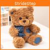 Cozy Bear Teddy Plush Doll Embracing A Denim Doll For Decor For Gift Birthday