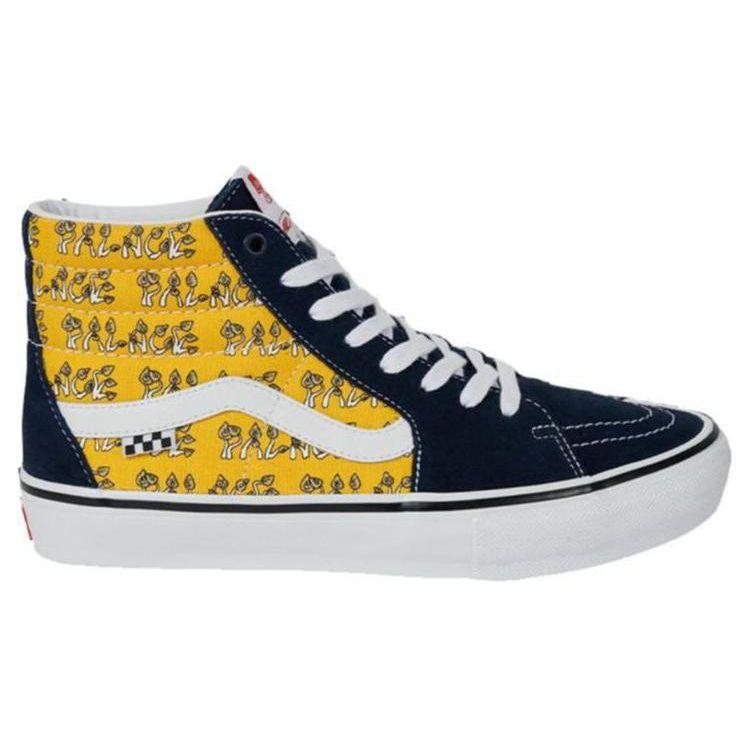 Palace x Vans Skate Sk8-Hi Shroom Pack - Желтые Унисекс Кроссовки VN0A4BWBA8L