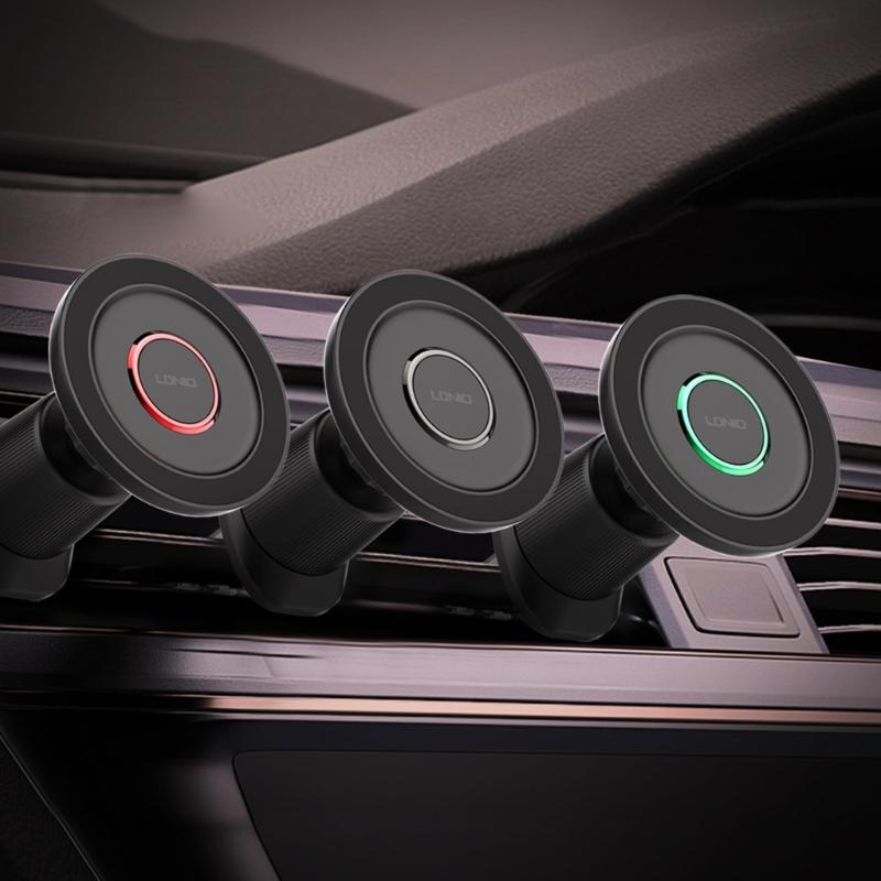 Magnetic Car Phone Holder Stand Air Vent Magnet SUV Mount Navigation Mobile Phone Support Bracket for Phone 15 14 13 12