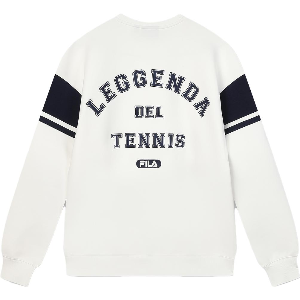 New FILA Sweatshirt Men's Porcelain White F11M349203F-IV