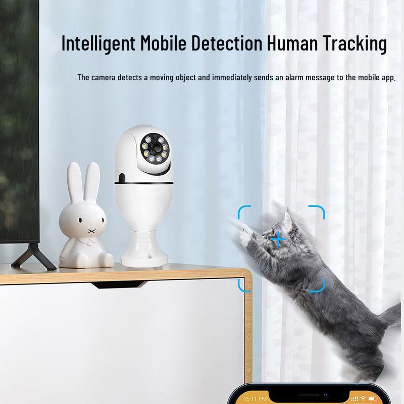 V380 Panoramic HD Smart Bulb Camera - 2 Million Tuya Remote Monitoring Surveillance Device