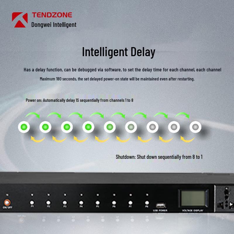 TENDZONE CC-8S Audio-Video Power Sequencer (CN version)