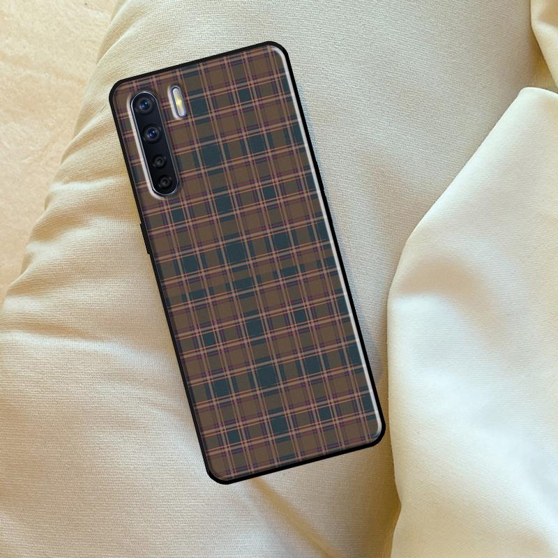 Clan Stewart Dress Tartan Plaid Case For Oppo A17 A94 A74 A54 A60 A40 A80 A16 A76 A96 A98 A58 A78 A18 A38 A57 A15 A5 A6 Pro