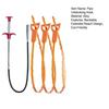 Drain Clog Remover Set Pipe Unblocking Hook Hair Catcher Drain Auger Cleaner Tool Bendable Metal Unclogger Hair Cleaner