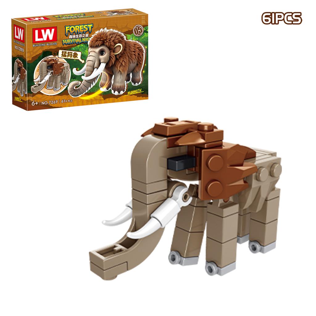 Новый набор строительных блоков «99 ночей в лесу», модель для сборки, коллекция «99 ночей в лесу», кубики для детей, фанатов, подарки