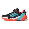 4Uture Runner Sport Comfortable Durable Low-Top Kids Running Shoes Black Blue Orange Kids Sneaker FZ5408
