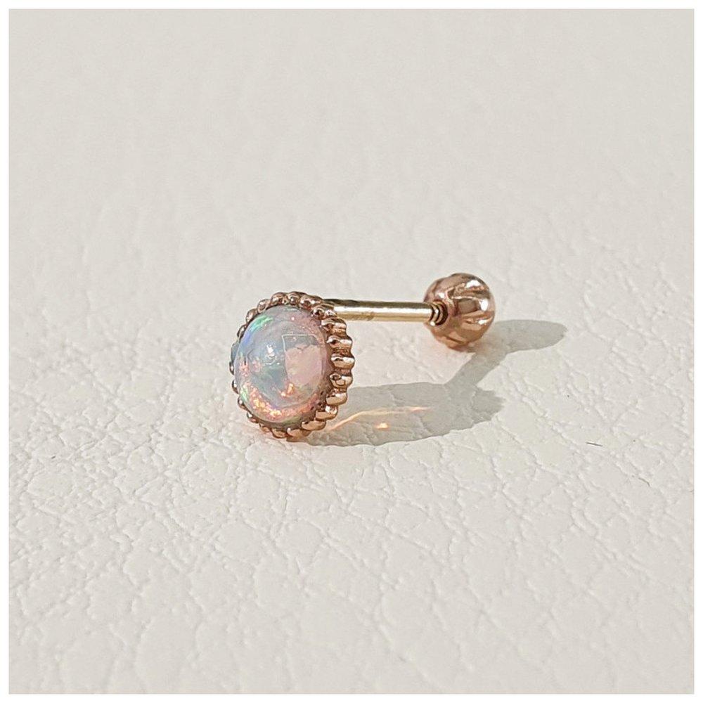 14K Ki0109Pi Opal Piercing