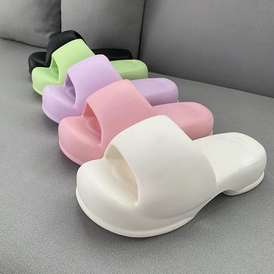 2024 Весна/лето Новые женские туфли на высоком каблуке EVA супер толстая подошва тапочки женские сандалии