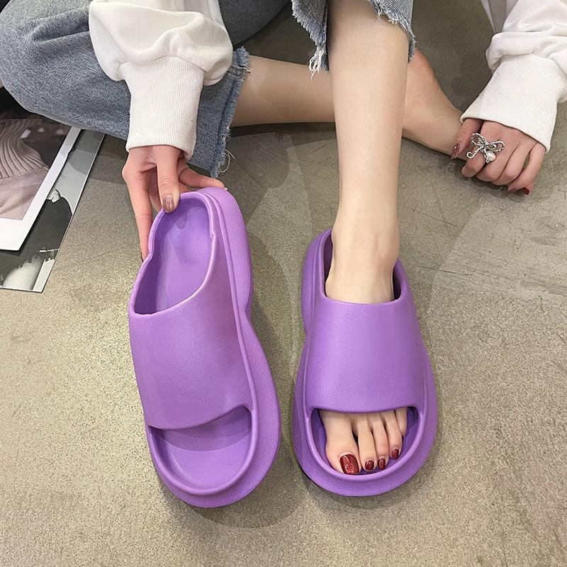 Сандалии и тапочки Женские 2024 Лето Новый тренд Мода Простые женские тапочки Нескользящая мягкая подошва Простая женская обувь