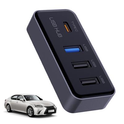 4-в-1 Многопортовая Док-станция-расширитель для перчаточного ящика, USB-адаптер для Tesla Model 3 Model Y 2020-2025