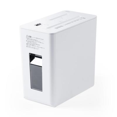 Sanwa Direct For Home Cross Shreds 5 10 минут непрерывного использования Совместимо с уничтожителем, тихий, использование, небольшой, резка, листы, время, CD/DVD/карты/степлер,
