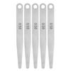 5-Piece Gap Gauge, 0.5 Mm Thickness Gauge, 65MN Steel, Metric Distance Measuring Tool, Single Blade