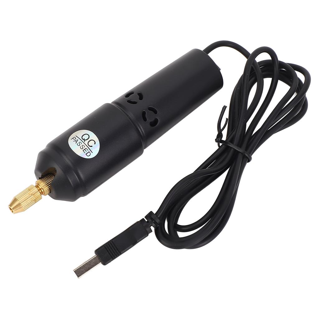 Ручная дрель-тиски USB Электрическая микро-дрель для пластика, смолы, дерева, изготовления ювелирных изделий 5 В 2 А
