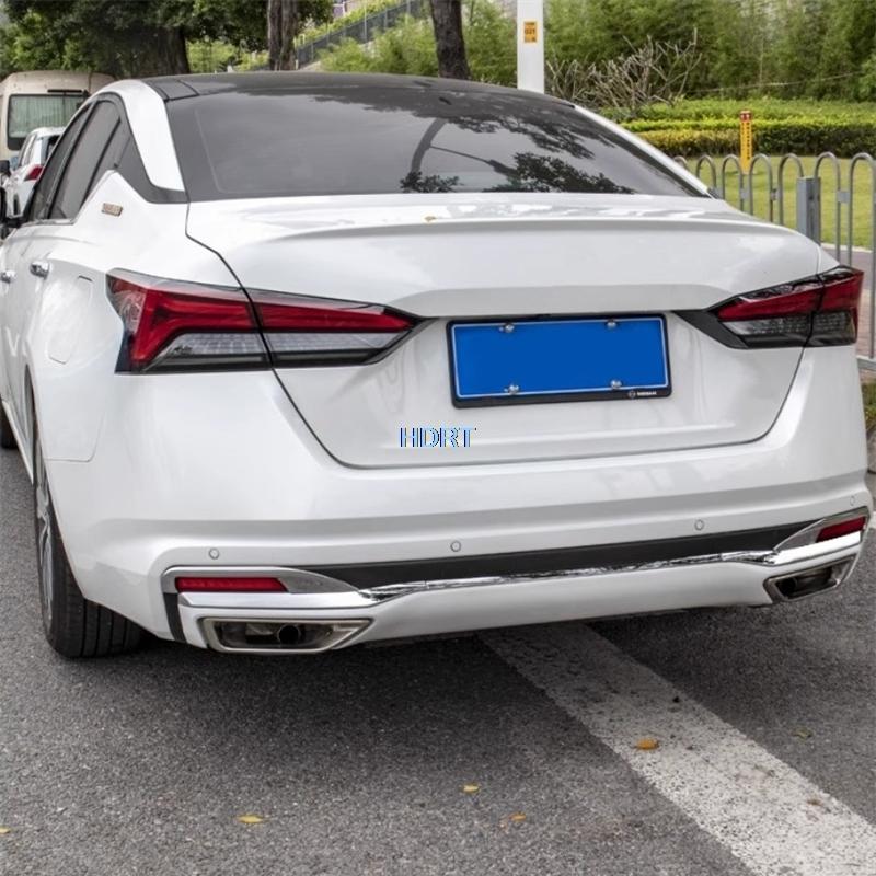 Fit For Nissan Altima/Teana J32  + Car Styling Rear Bumper Fog Light Frame Lamp Cover Trim Protector Decoration Accessories