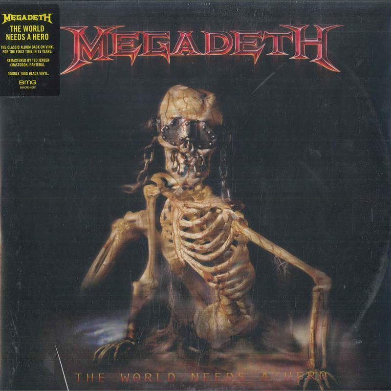 Виниловая пластинка MEGADETH World Needs A Hero 180г BMGCAT246DLP BMG 2019 США Евро Рок