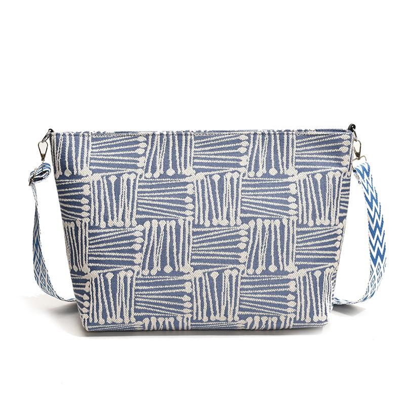 Сумка из ткани, женская, большой емкости, высококачественная, широкий плечевой ремень, сумка-мессенджер на одно плечо, сумка-мессенджер Niche Autumn Canvas Bag