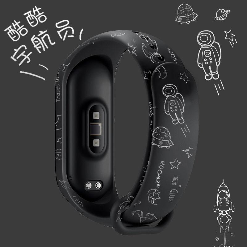 Спортивный ремешок для Xiaomi Mi Band M3 M4 M5 M6, браслет для смарт-часов M3 M4 Plus, подходит для Xiaomi Mi Band 3, 4, 5, 6, сменный ремешок Miband