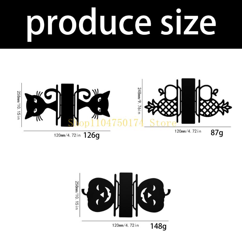 Space Efficient Foldable Metal Napkin Rack Black Cats Pineapple Theme Kitchens Counter Organizers For Home Office top sale