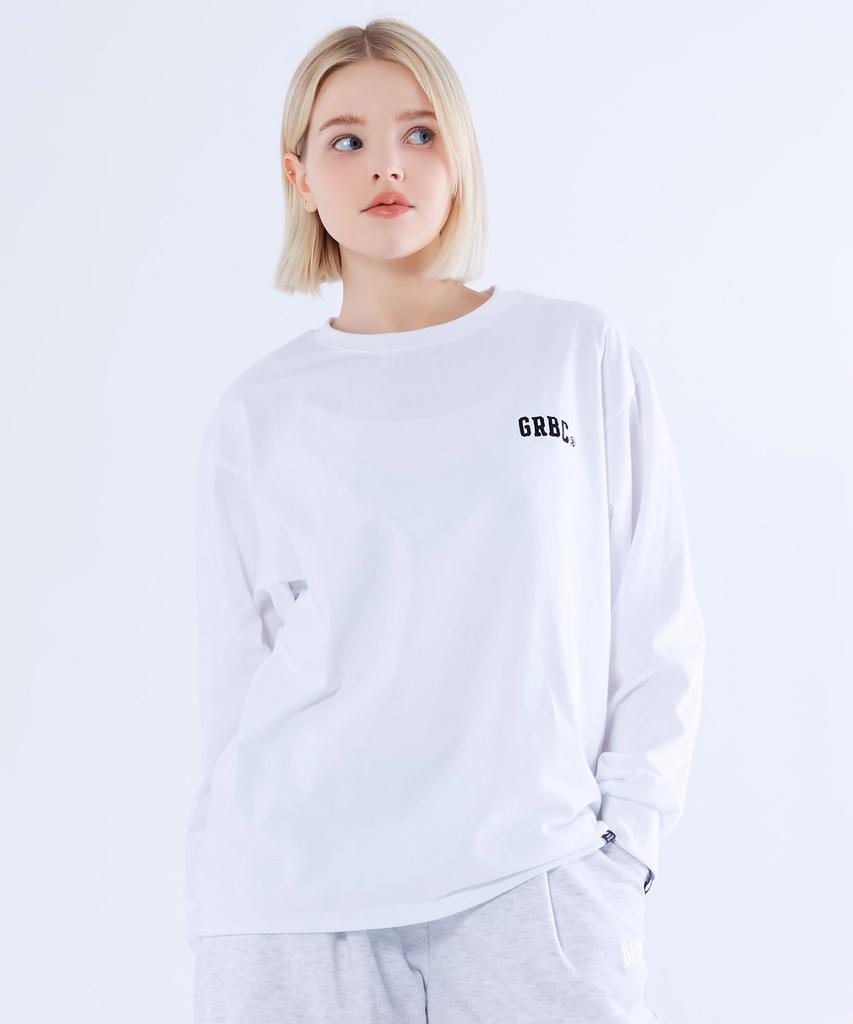 GHOST REPUBLIC Grbc Small Embroidered Oversized Long Sleeve Tee Glt-956