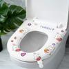 Водонепроницаемая печатная подушка для сиденья унитаза Круглогодичная универсальная бытовая накладка на сиденье унитаза из ЭВА, силиконовой пены