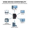 2/6/10PCS Cat6 Shielded Keystone Coupler Female To Female RJ45 10Gbps High-speed Ethernet Cable Extender Adapters Connectors
