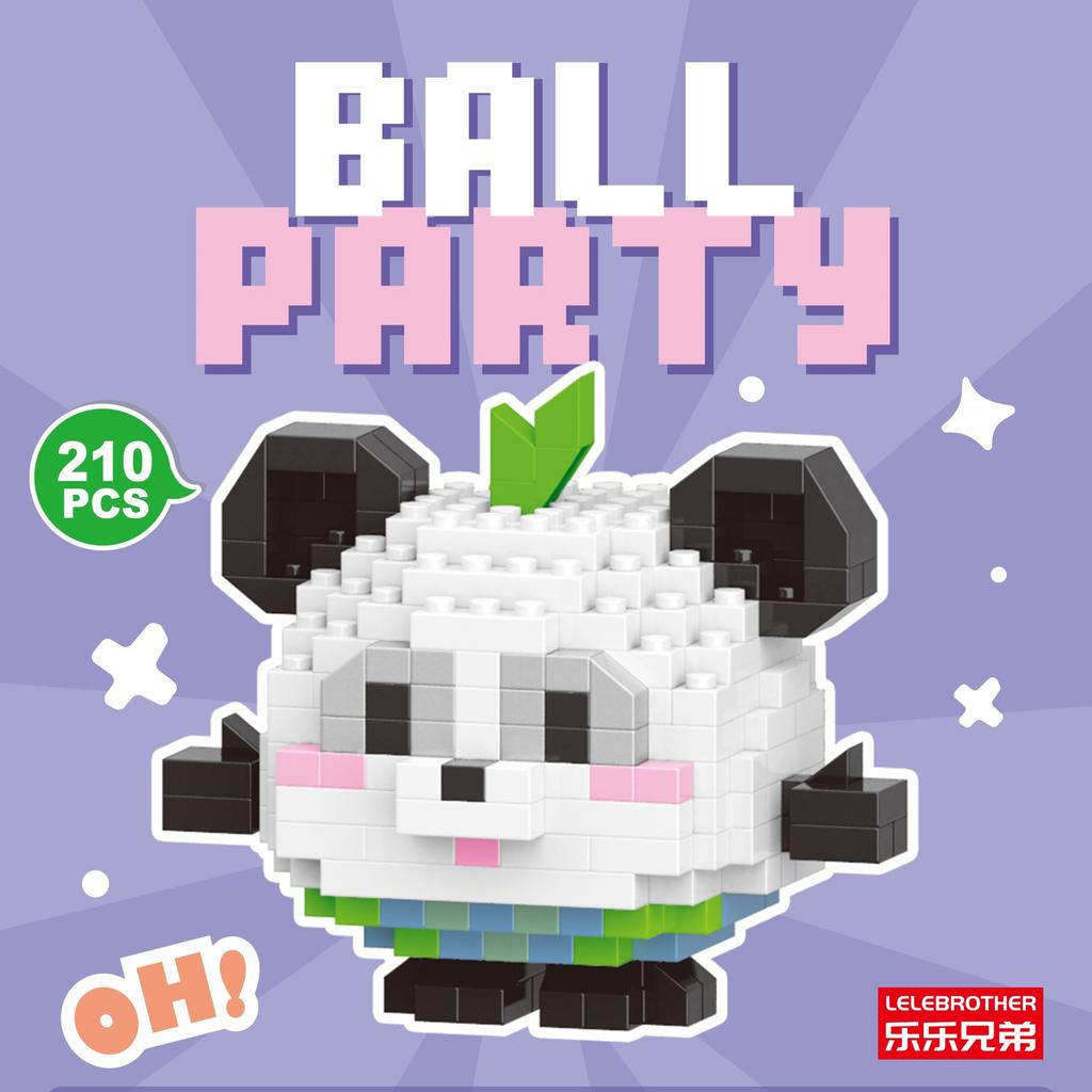 Серия кукол-животных из микрочастиц, строительные блоки, детские сборные игрушки