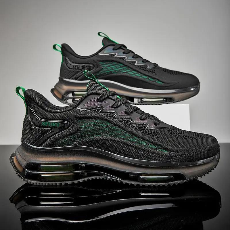 Мужские спортивные кроссовки с мягкой стелькой и низким верхом, сетчатый верх, для пеших прогулок и треккинга, легкие, дизайнерские, на распродаже, легкие мужские повседневные кроссовки