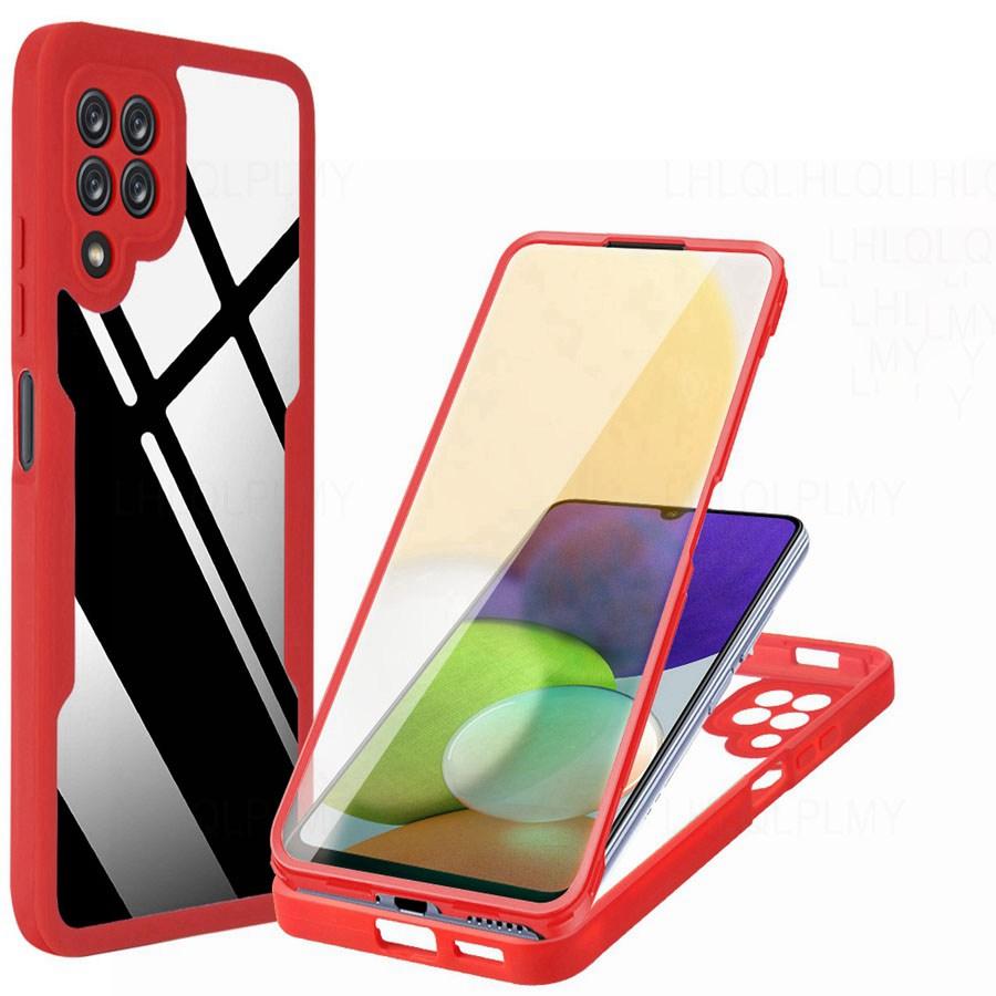 Чехол 360 градусов Защитный противоударный для Samsung Galaxy A37 A57 S26 Plus Ultra A13 A15 A34 A16 A14 A25 A26 A35 A36 A06 A54 A56 A17 5G Передняя задняя крышка
