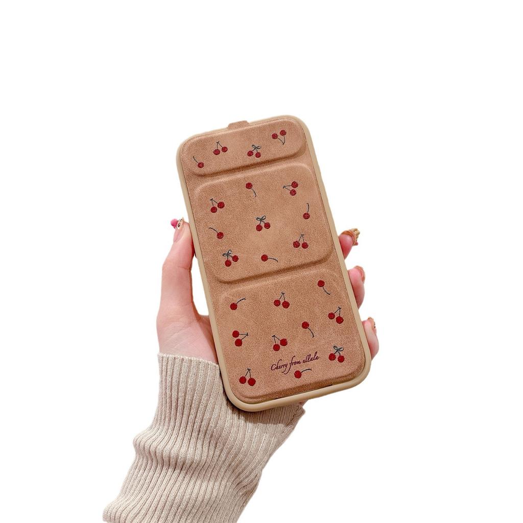 Магнитная подставка-трансформер Flip Cherry для чехла для телефона IPhone16/15 для Apple 14/13promax