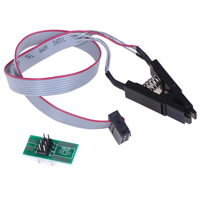 Soic8 Sop8 Флэш-чип Ic Тестовые клипсы Плата-адаптер Программатор Bios/24/25/93
