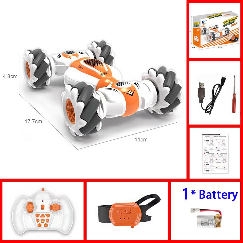 Stunt Twister, автомобиль с дистанционным управлением, игрушки, 2,4 ГГц, 4WD, Twist, автомобили для пустыни, управление жестами, дистанционное управление, альпинистский автомобиль, подарок детям