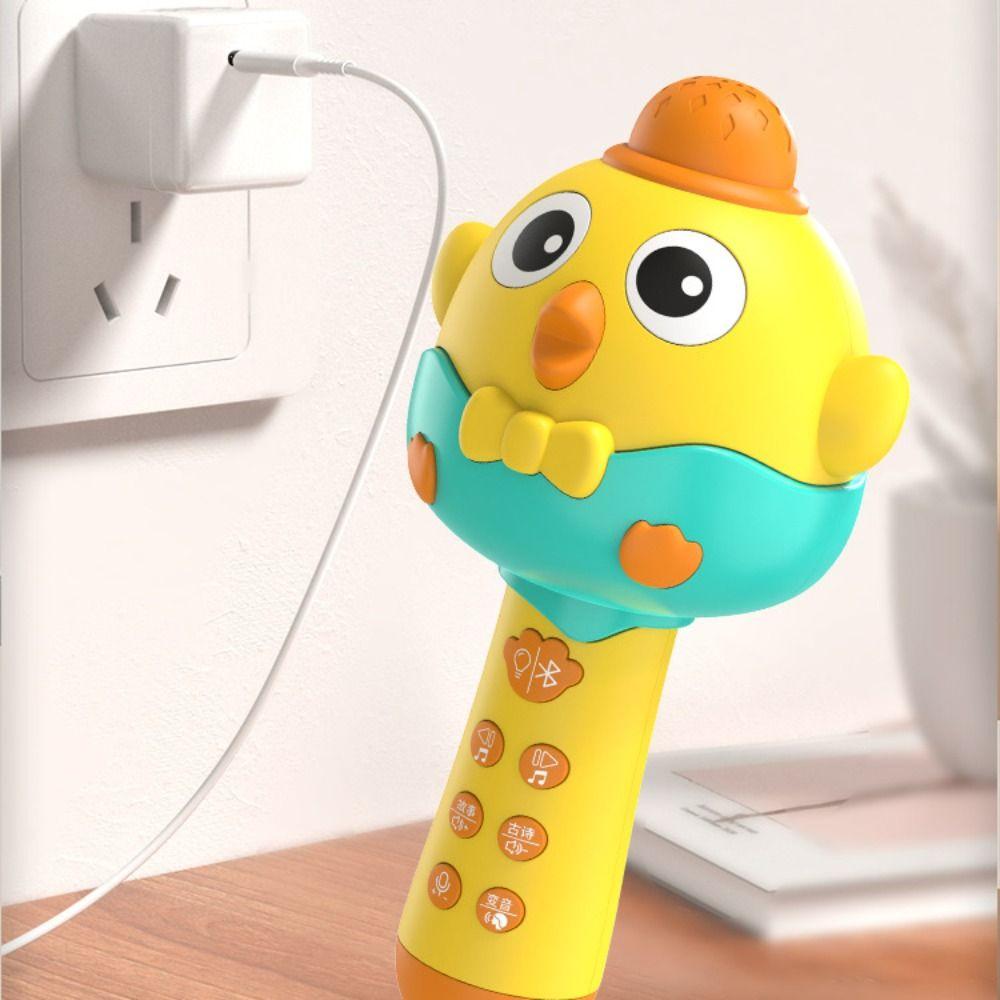 ABS Беспроводной Bluetooth Микрофон Ручной Детский Микрофон для Караоке Детский Подарок