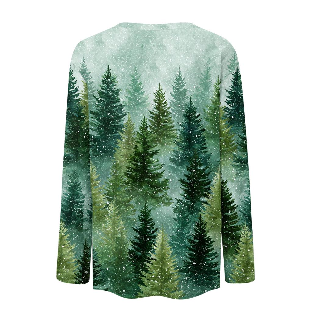 Рубашки с длинным рукавом для женщин, милые футболки с графическим принтом, блузки, повседневные базовые топы больших размеров, пуловеры