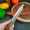 Kitchen Utility Knife Stainless Steel Paring Knife with Wood Handle Barbecue Steak Cutting Boning Knife Cleaver