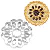 Large Size Sunflower Shape Pie Crust Cutter Stainless Steel Pastry Molds Cookie Biscuit Stamp Cake Decorating Tools
