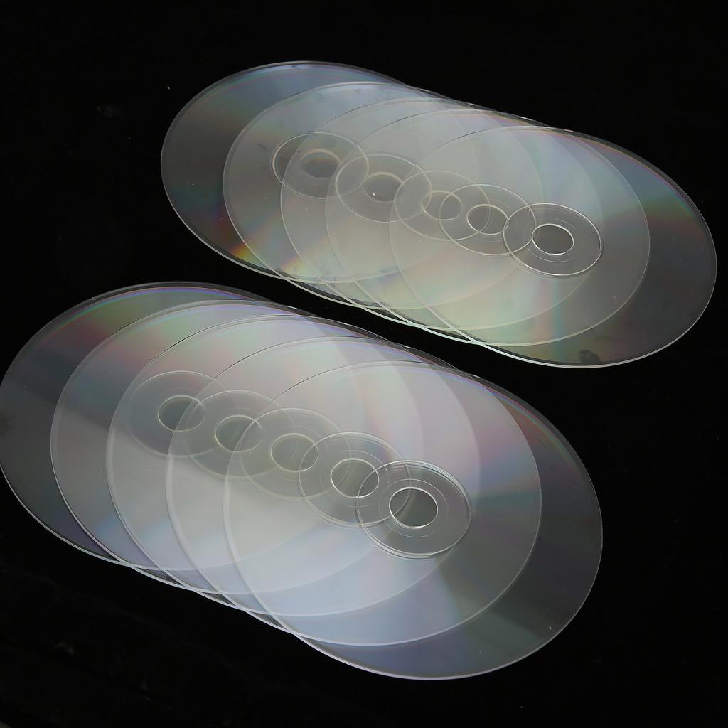 10 шт. Прозрачные CD Эстетическая полировка Настенная роспись CD для DIY поделок Настенный декор для комнаты для вечеринки