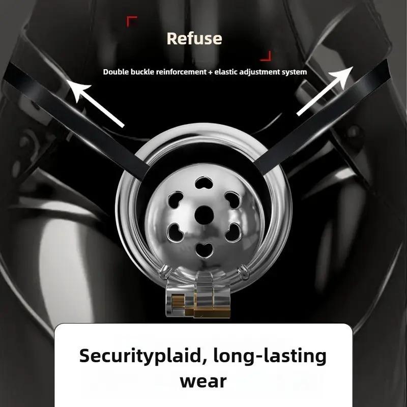 Metal Pot Lid Chastity Lock BDSM Penis Bondage Restraint Cock Cage Urethral Plug Adult Products Erotic SexToy for Men Gay Couple