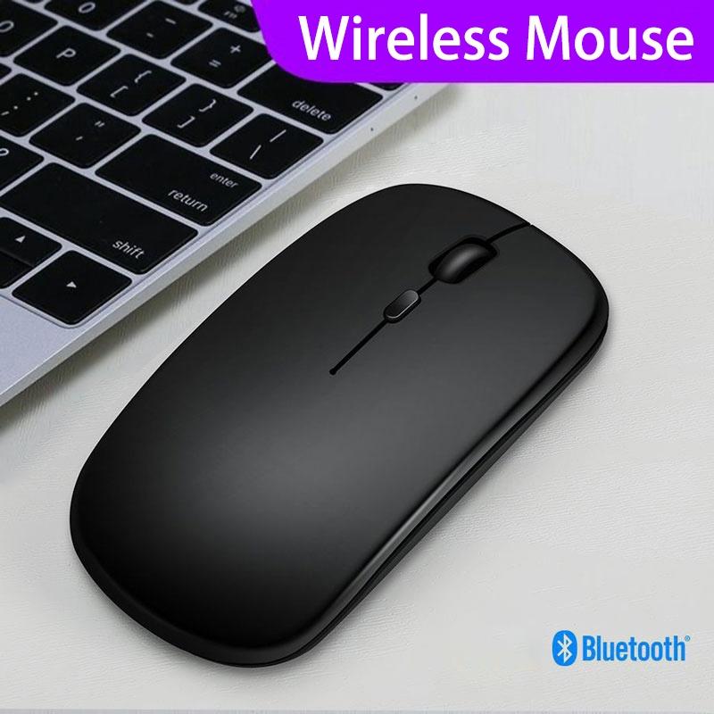 Цветная беспроводная Bluetooth-мышь, оптическая, с двумя режимами, подходящая, бесшумная, компьютерная, игровая, эргономичная, для офиса, бизнеса, ноутбука