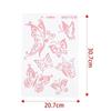 3PCS Butterfly Stencils for Wall Painting DIY Scrapbooking Photo Album Paper Card Making Craft Decorative Embossing Template