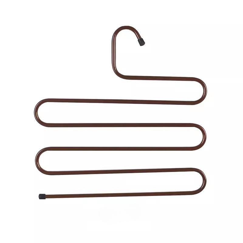 Многослойная S-образная вешалка для брюк, многофункциональная вешалка для брюк, вешалка для шарфов, утюг, пластик, волшебная вешалка для брюк, вешалка для брюк
