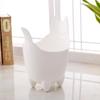 Household Storage Bucket Desktop Trash Can Without Cover Cat Shape Large Capacity Garbage Storage Pen Holder Living Room Bedroom