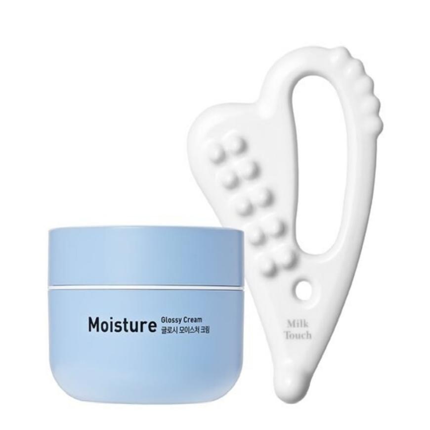 Milk Touch Slim Face Керамический набор Гуа Ша + крем