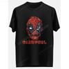 Футболка Marvel Deadpool X-Men Хлопковая футболка Мужская Женская Детская Футболка с коротким рукавом Летний топ Y2K Повседневный Дышащий топ Футболка#Цвет(4)