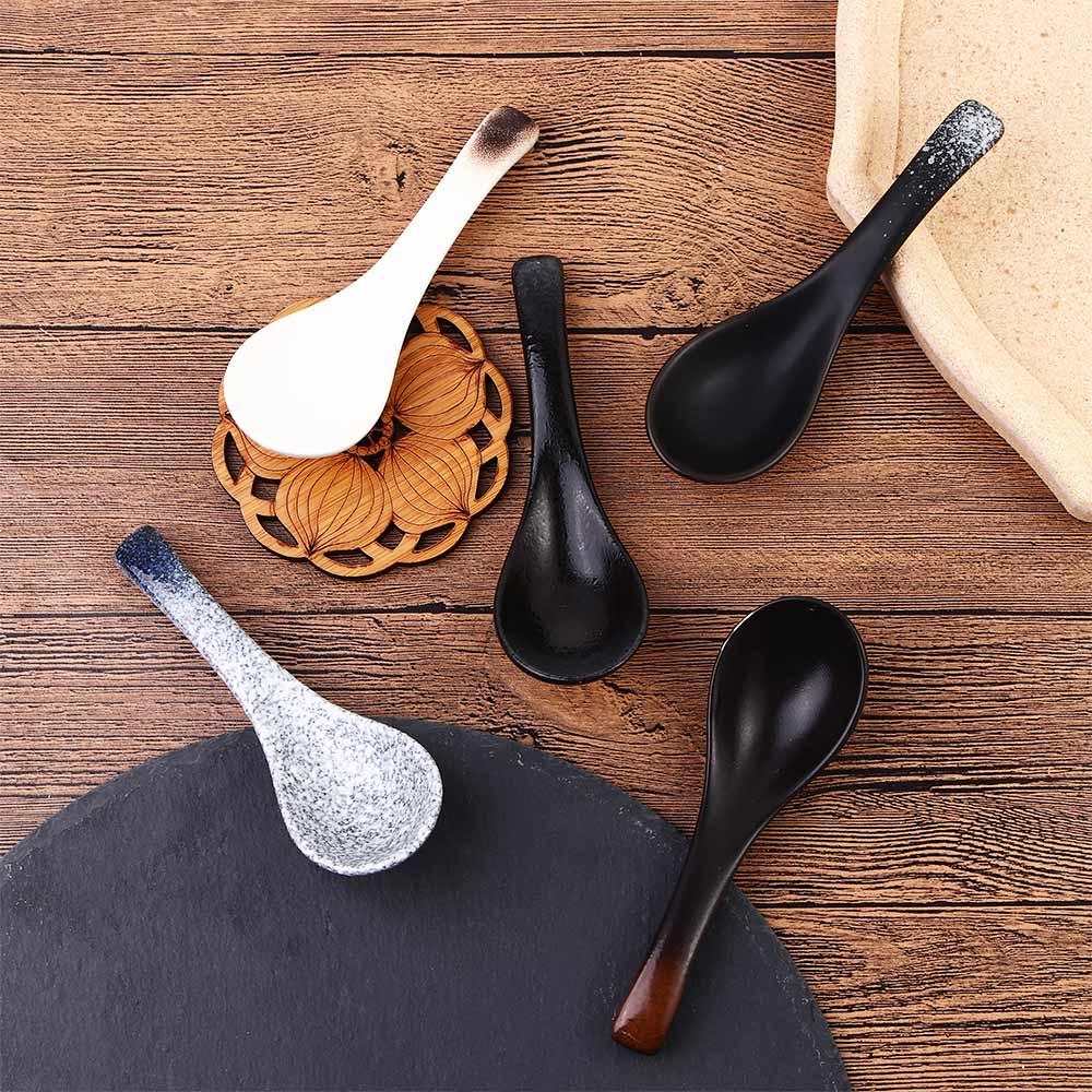 Creative Restaurant Household Cooking Utensil Tool Rice Spoons Teaspoon Tableware Soup Spoon