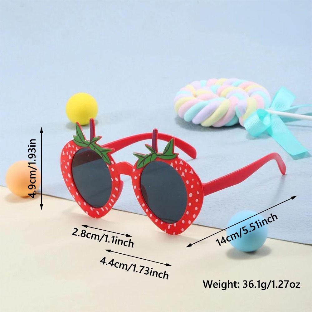 Fruit Design Funny Pineapple Sunglasses Trendy Beach Photo Glasses for Women & Men