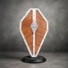 Dragon Crest Medieval Shield  Fantasy Wooden Display Prop for Skyrim Fans, Cosplay,  Collector Decor