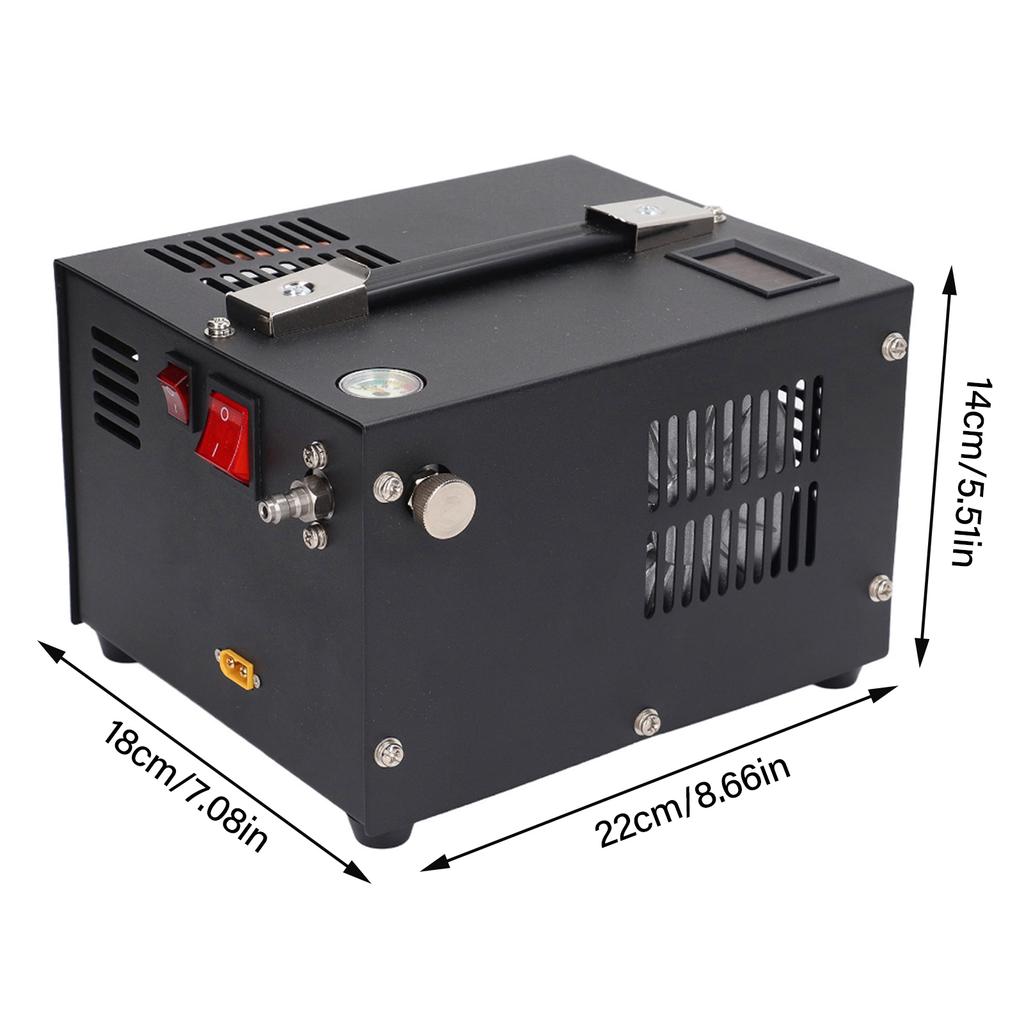 Воздушный компрессор портативный 4500Psi 30mpa 12V насос высокого давления масло вода бесплатно для пистолета пейнтбол танк