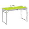 Adjustable Folding Table and Chair Set for Outdoor Markets, Camping, and Picnics