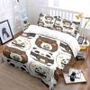 Bear and panda faces. Bedding sets Duvet cover sets Duvet covers Pillowcases(1 * Duvet Cover 2 * Pillowcases without duvet insert)